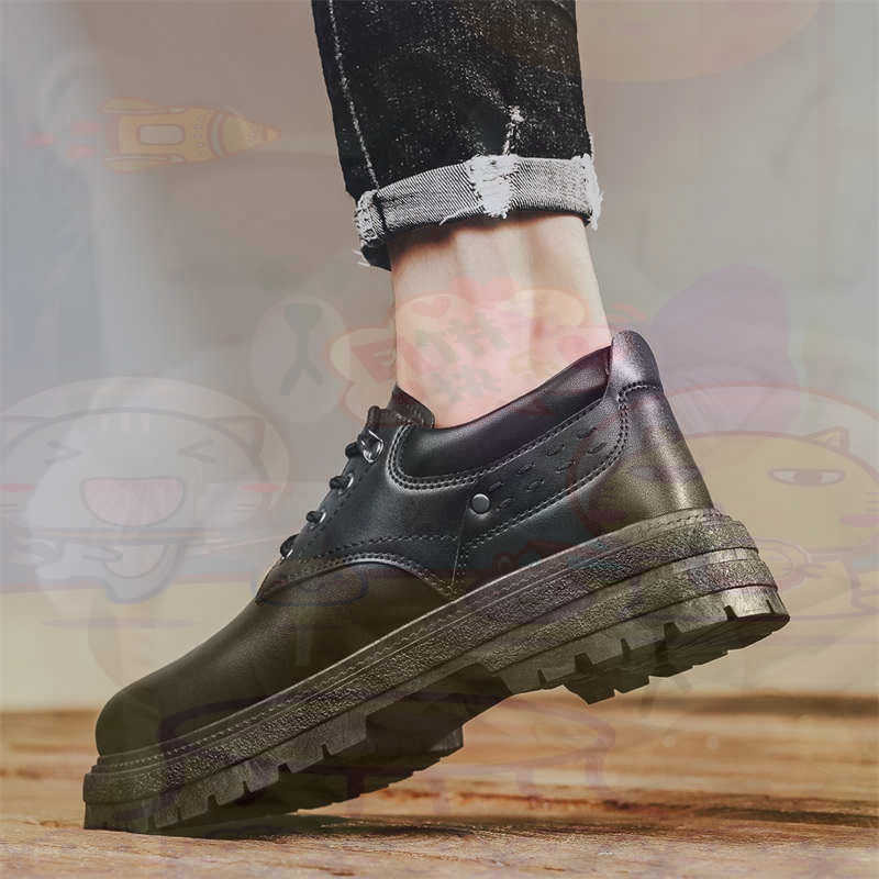 Tech Accessories Brands - Dark Natural Leather Fashion Trainers Tennis