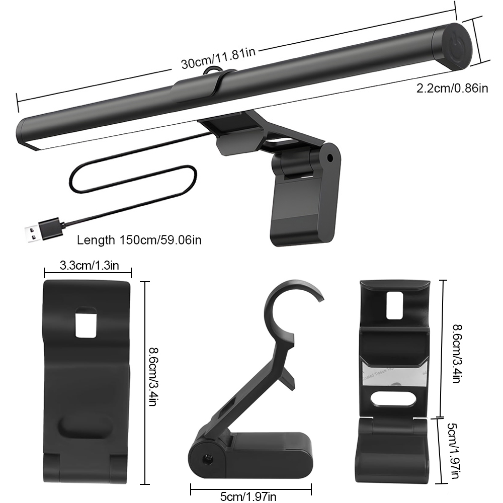 Monitor Light Bar - Desktop PC Monitor Screen Hanging Light