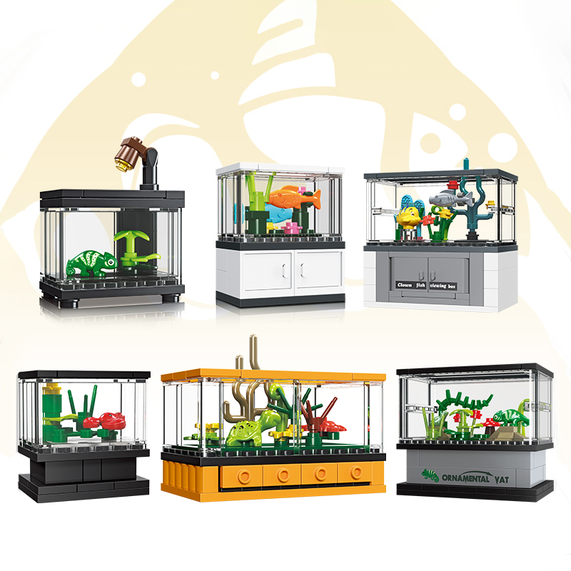 Fish Tank Building Blocks Set  - Tech Diving Accessories 评论和价格