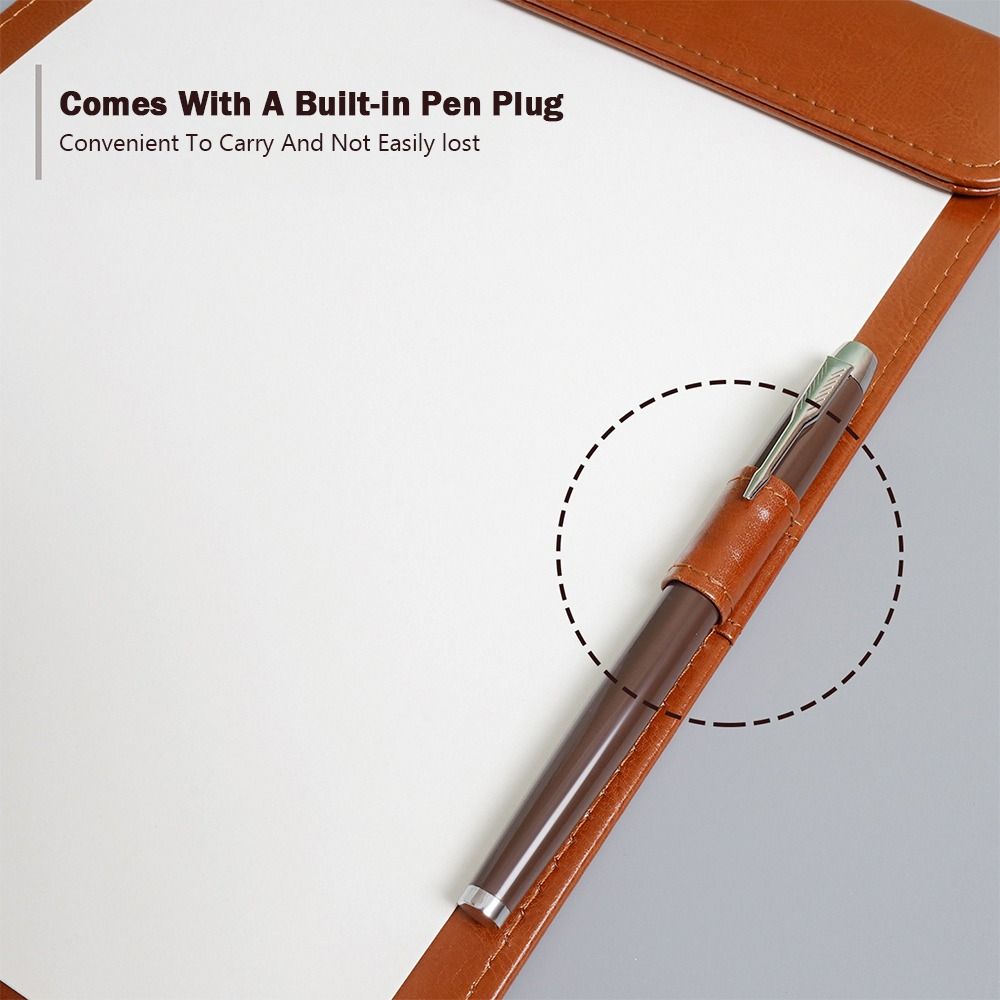 Portable PU Leather Writing Cl - Document Scanner Portable 评论和价格