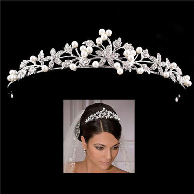 Crystal Wedding Bridal Tiara H - Tech Accessories Women 评论和价格