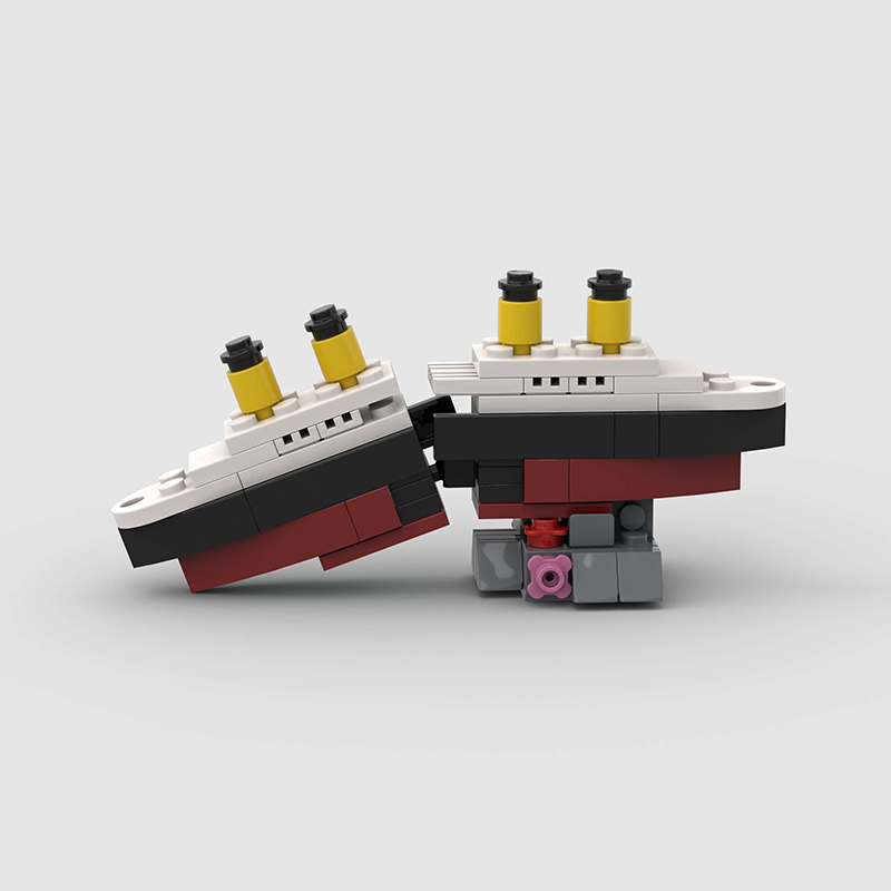 Mini RMS Titanic Sank Ship Mod - Tech Diving Accessories 评论和价格