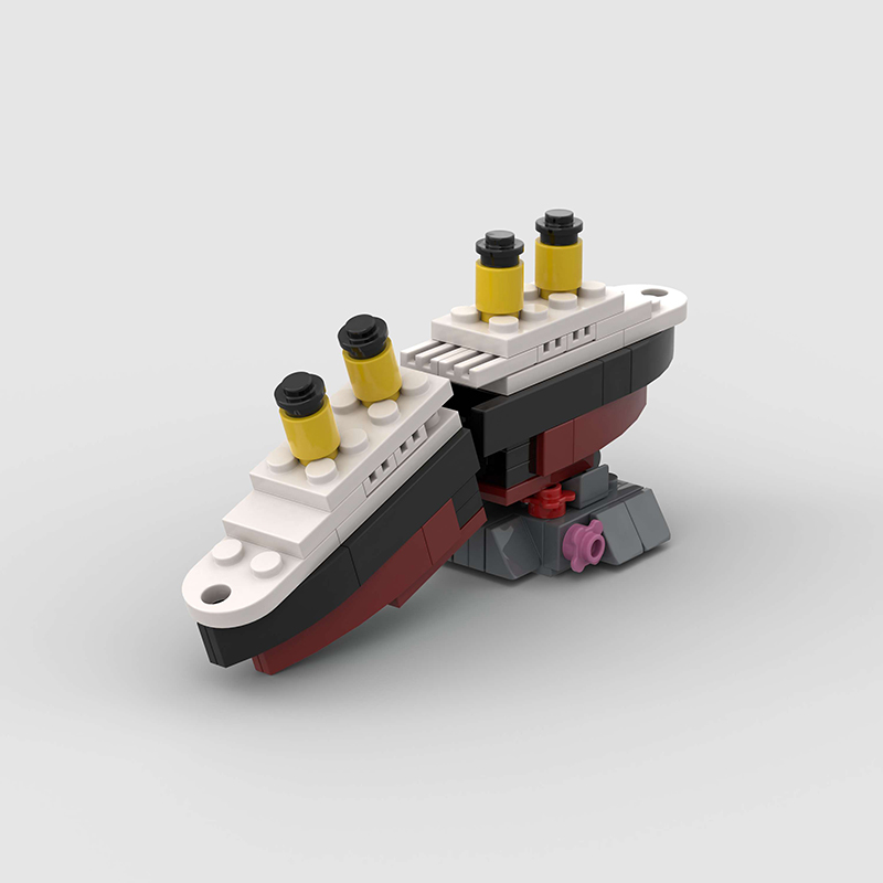 Mini RMS Titanic Sank Ship Mod - Tech Diving Accessories 评论和价格