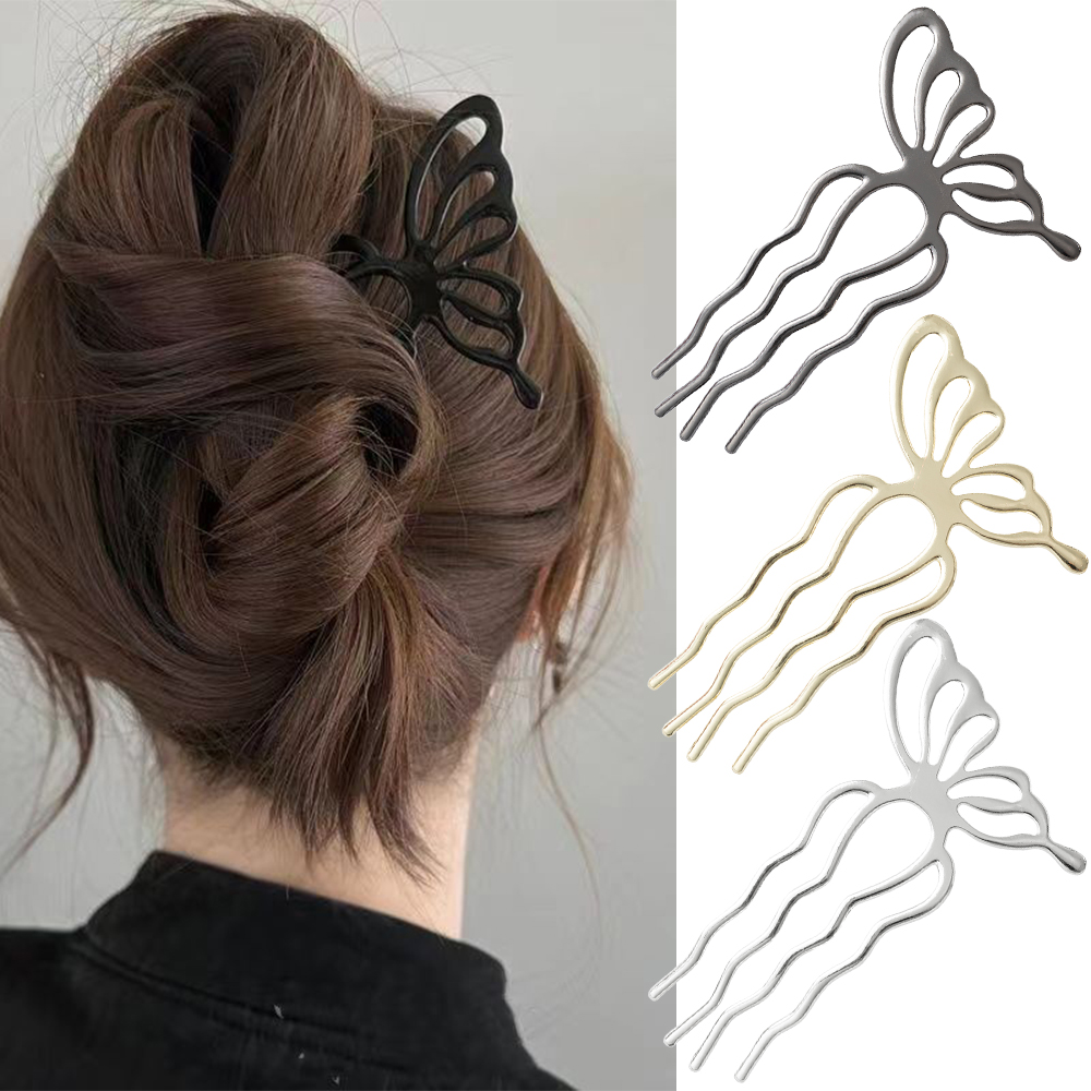 Korean Butterfly U Shape Hair  - Tech Accessories Women 评论和价格