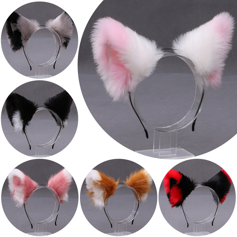 Fluffy Fox Cat Ear Plush Headb - Tech Accessories Women 评论和价格