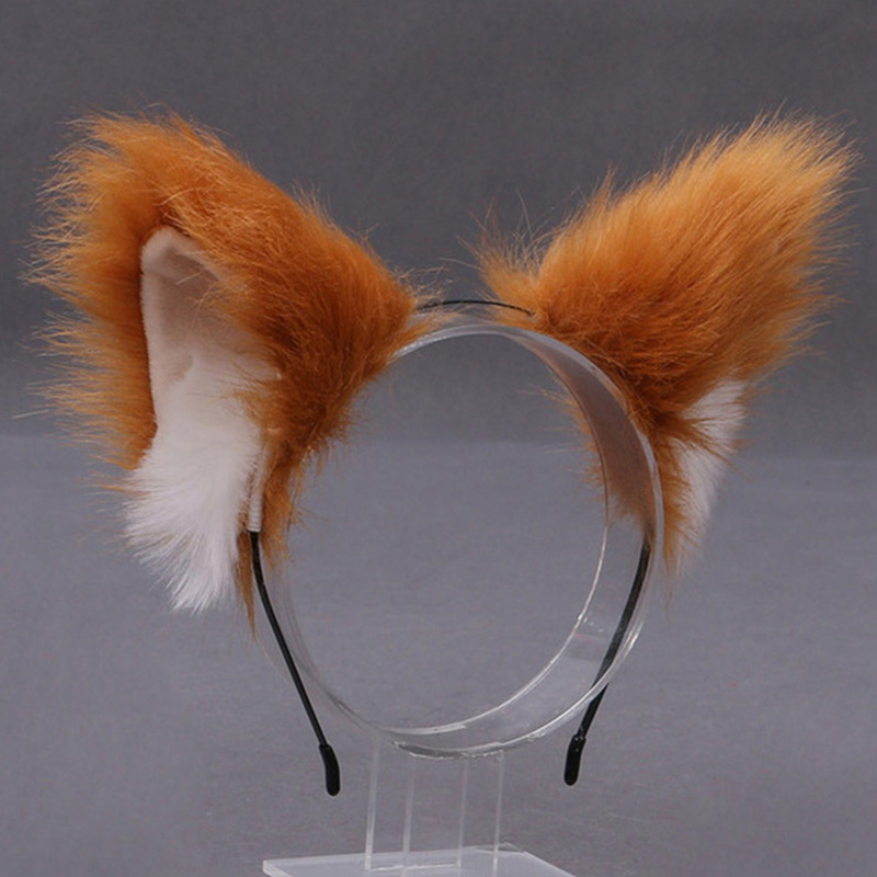 Fluffy Fox Cat Ear Plush Headb - Tech Accessories Women 评论和价格
