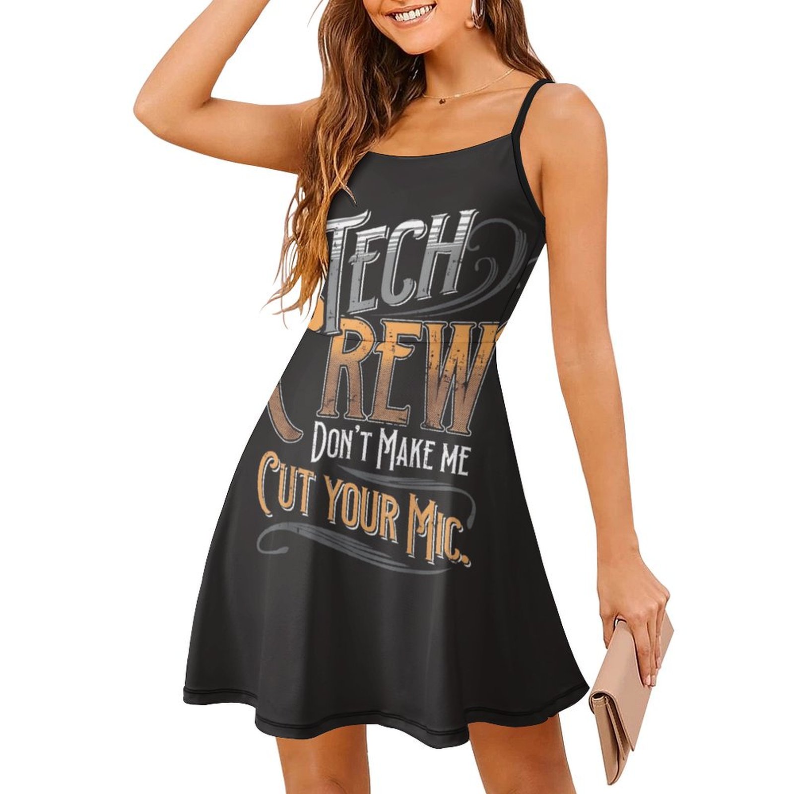 Sexy   Tech Crew Warning Desig - Tech Queen 评论和价格