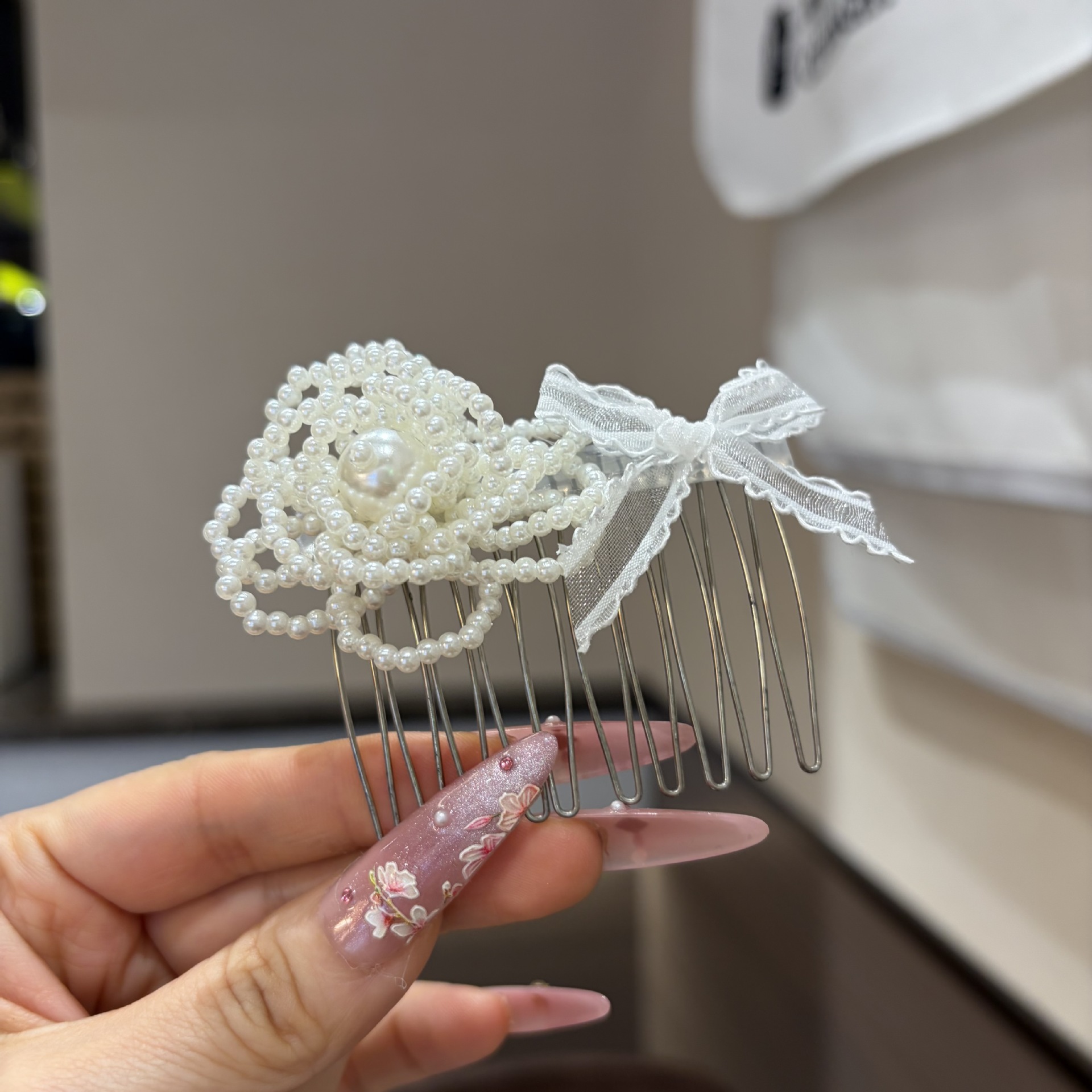 Fashionable floral pearl upsid - Tech Accessories Women 评论和价格