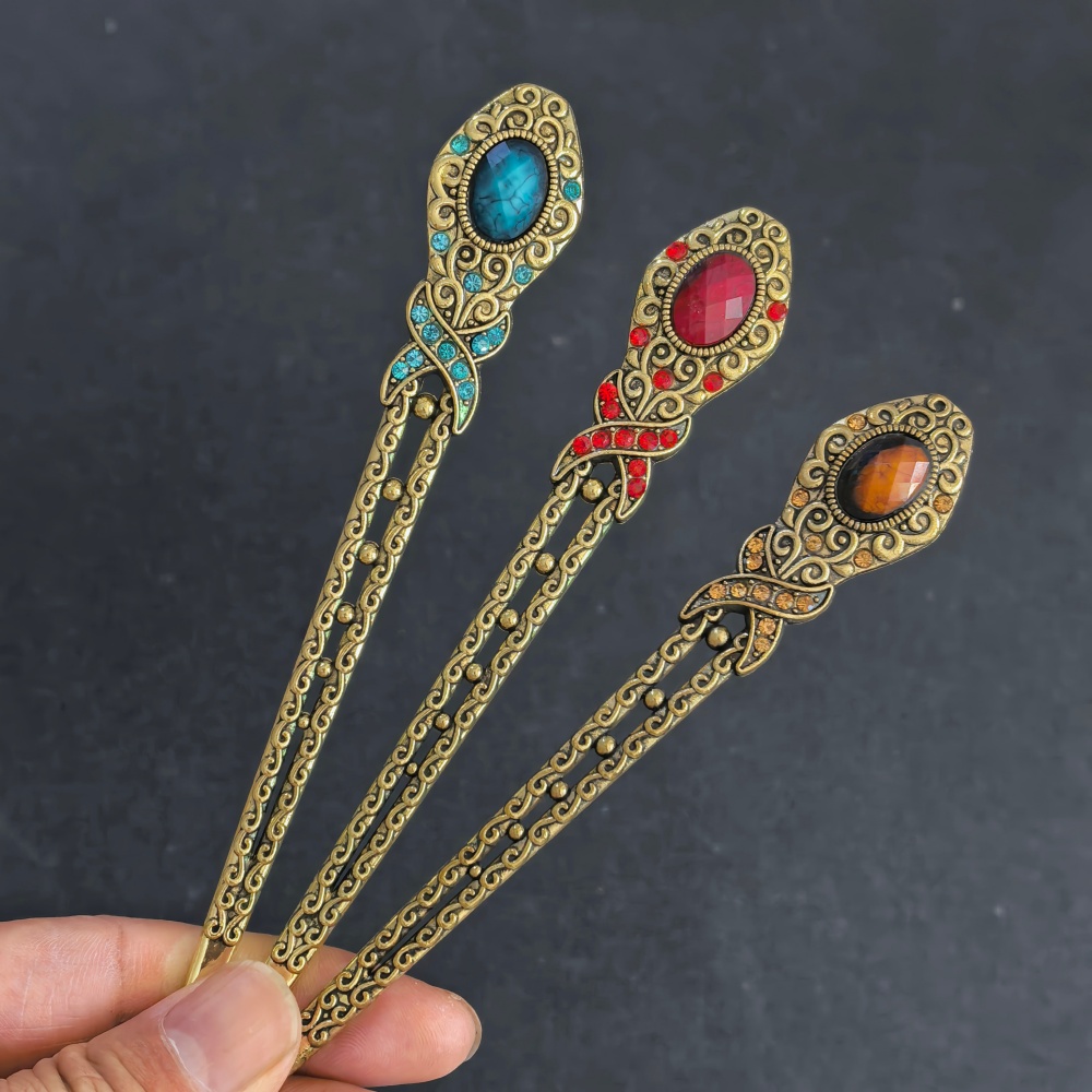 Vintage Metal Hair Sticks for  - Tech Accessories Women 评论和价格