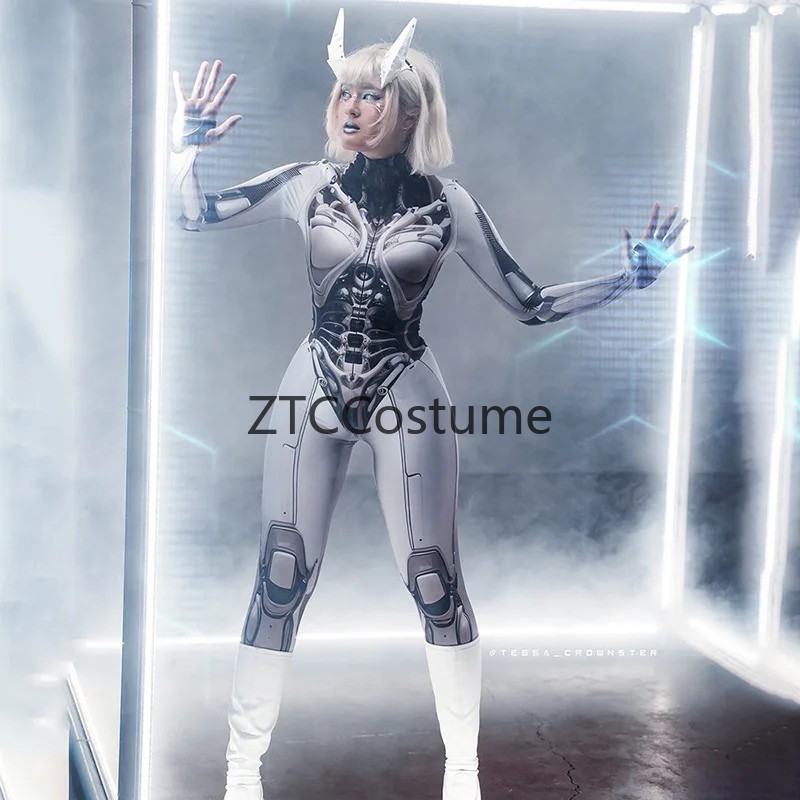 3D Printed Cosplay Bodysuit Y2 - Tech Accessories Women 评论和价格