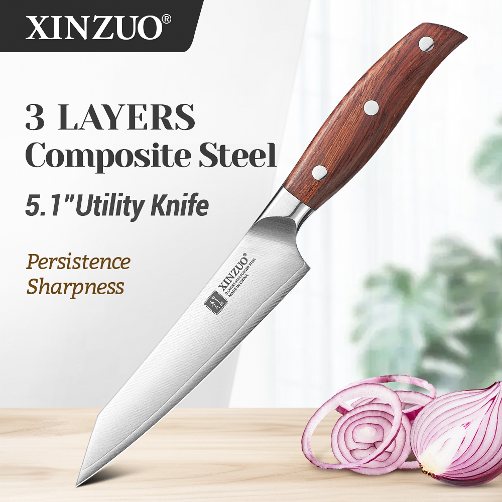 XINZUO 5.1 Inches Utility Knif - High Tech Kitchen Accessories 评论和价格