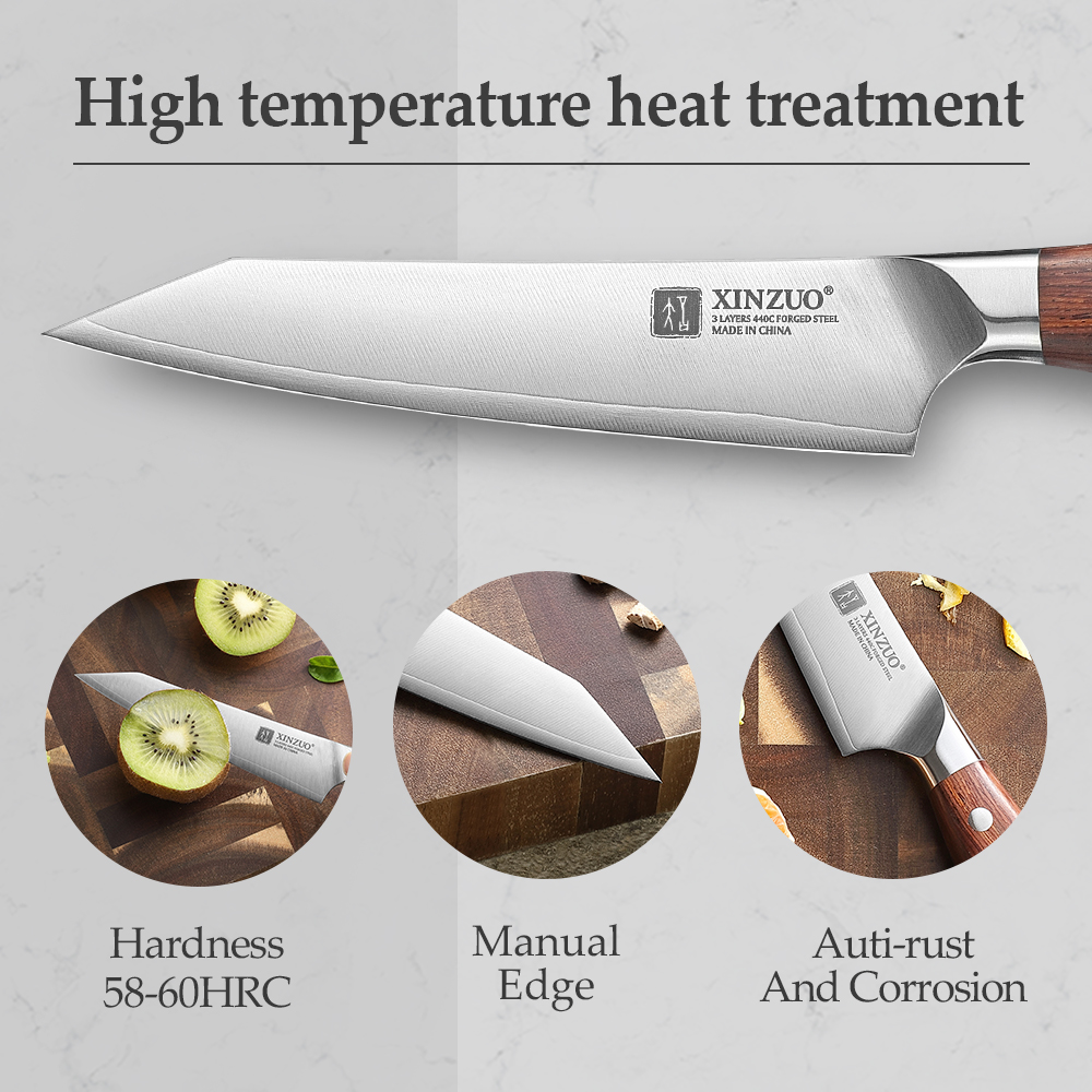 XINZUO 5.1 Inches Utility Knif - High Tech Kitchen Accessories 评论和价格