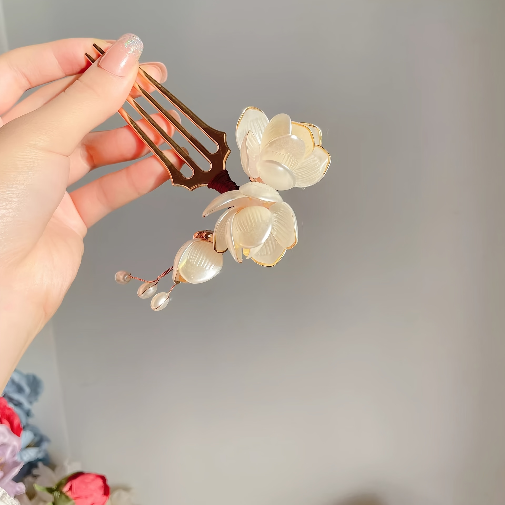 Chinese Style Shell Magnolia F - Tech Accessories Women 评论和价格