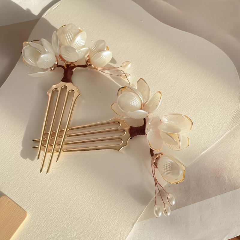 Chinese Style Shell Magnolia F - Tech Accessories Women 评论和价格
